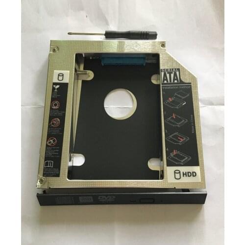 WZSM New 12.7mm SATA 2nd Hard Drive HDD Caddy For DELL Inspiron N4010 N4020 N4030 N4120 M4010 N5010 M5110 N5110