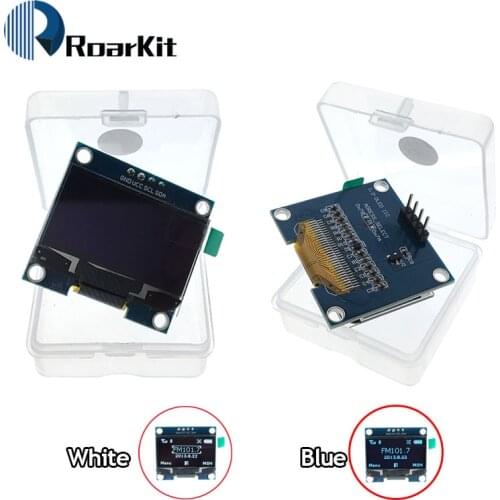 1PCS 1.3" OLED module white and blue color 128X64 1.3 inch OLED LCD LED Display Module For Arduino 1.3" IIC Communicate