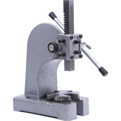 1Ton Hand Press Machine 10Kn Manual Presses Machine Mini Industrial Bearing Machinery Tools Metal Arbor Press Tool