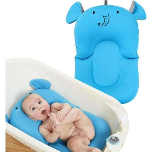 Baby Shower Bathtub Net Pad Floating Newborn 0-2 Year Old Supplies Rack Accessories Mat Bebes Bath Tub Set Cushion