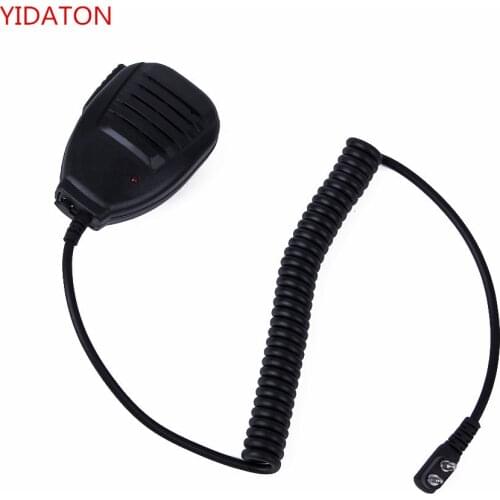 BAOFENG LED Handheld Speaker MIC for Motorola Radio GP88/88S/GP68/3688 Walkie Talkie Speaker Mic 2 PIN PTT Microphone Best