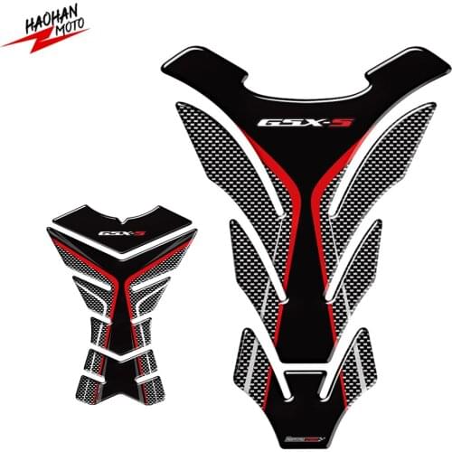 For Suzuki GSX-S1000 GSX-S 1000 1000F Tankpad 3D Carbon-look Motorcycle Tank Pad Protector Decal