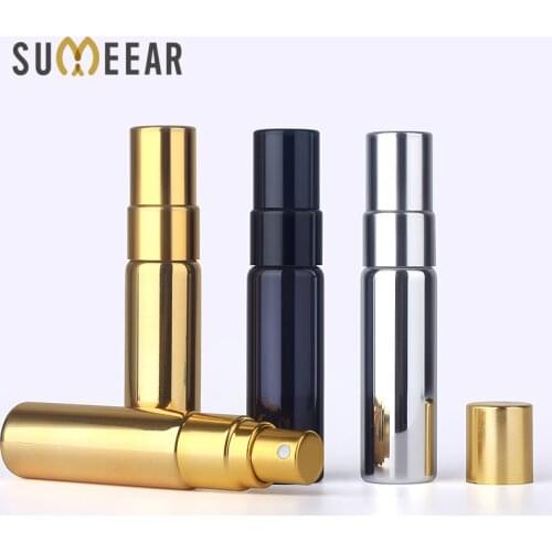 50pieces/lot 5ml Portable Perfume Bottle Spray Bottles sample empty containers atomizer perfume Mini refillable bottles