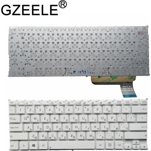 GZEELE New RU laptop keyboard for Asus R200E R200 R201E F201 F201E F202 F202E russian layout black or white