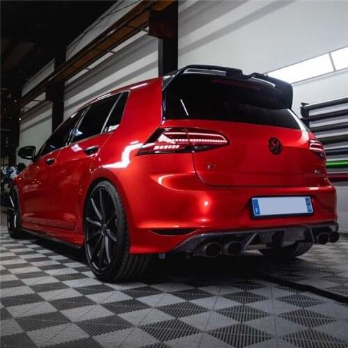 Suit For Golf Volkswagen 7 Belt Rline Gti r Modified Rz Carbon Fiber Front Side Skirt Rear Lip Tail