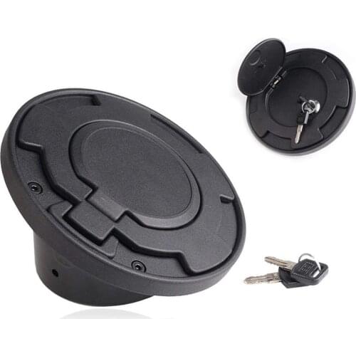 Fuel Tank Cover for Jeep Wrangler JK Rubicon Sahara Unlimited 07-17 Car Oil Tank Cap Cover with Lock + Key Styling Accessories