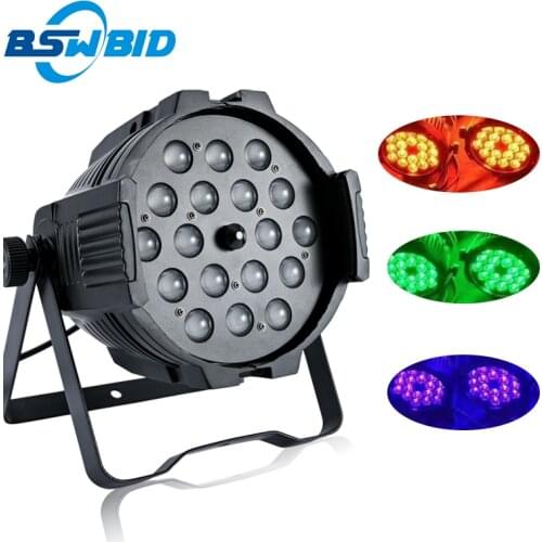 LED Zoom Par 18x18W RGBW UV 6 in 1 RGBW DMX512 Control Suitable For Bar DJ Disco Christmas Wedding Party Effect Light
