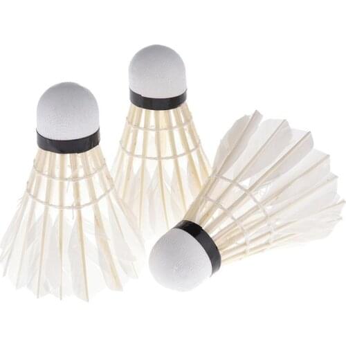 Natural Goose Feather Badminton Training Ball Indoor Outdoor Sport Entertainment Badminton Shuttlecocks Ball