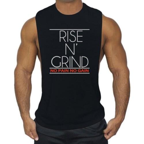 Newest Summer gyms Brand tank top men Bodybuilding Fitness Stringer cotton O-neck Men Tank top mens gyms clothing 2021
