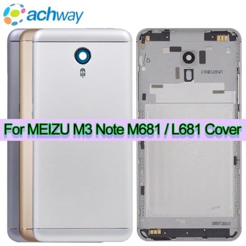 New MEIZU M3 NOTE M681 / L681 Battery Case Cover Hard Bateria Protective L681 Back Cover meizu Meilan Note 3 M681 Battery Cover