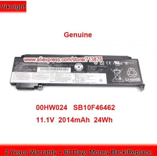 Genuine 00HW024 Battery SB10F46462 for Lenovo ThinkPad T460s T470s T480s SB10J79004 00HW038 Laptop