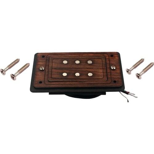 Wired 3 String Cigar Box Guitar Double Coil Pickup with Screws DIY