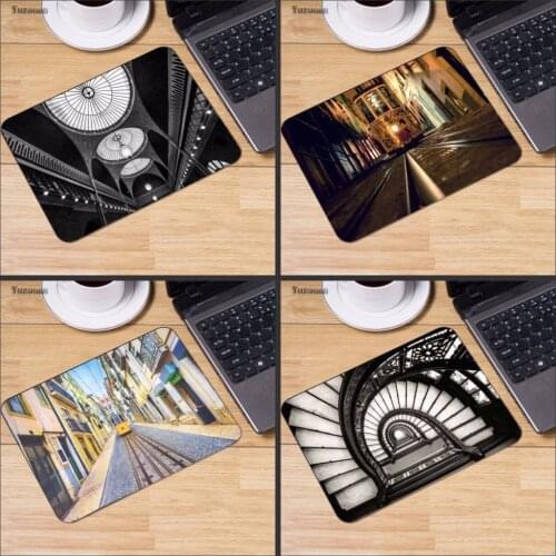 Mairuige Light Stairs Vintage Cool MousePads Computer Laptop Mouse Mat Size For 18x22cm 25x29cm Rubber Rectangle Mousemats