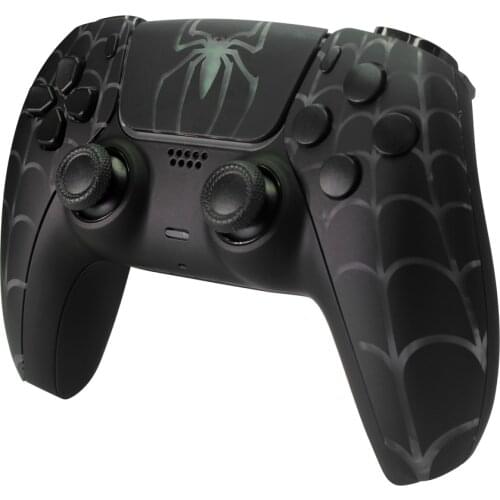 DIY Custom ABS Spider Replacement Front Back Faceplate Shell Housing for PS5 for Playstation 5 Game Controller Shells Mod Kit