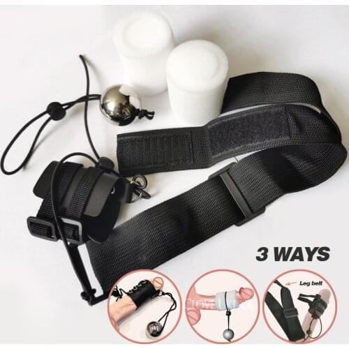 Male Enhancement Penis Enlarger Extender Stretcher Pump Pro Extender Dumbbell Glans Trainer Exerciser Hanger Leather Cloth Ball