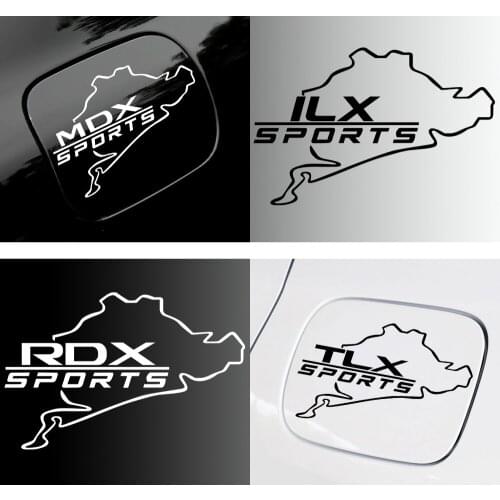 Ca Styling 1PCS Vinyl Tank Cap Trunk Fashion Creative Decoration Sticker For Acura MDX ILX RDX TLX TL RL Accessories