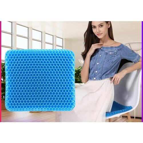 Breathable Silicone Cushion Honeycomb Car Seat Cushion Breathable Cushion Multifunctional Ice Pad Cool Pad