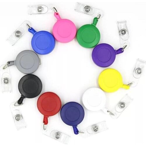 Retractable Lanyard Strap ID Card Badge Holder Reels with Clip Keep ID Cards Key Keychain Anti Lost Clip LX8987