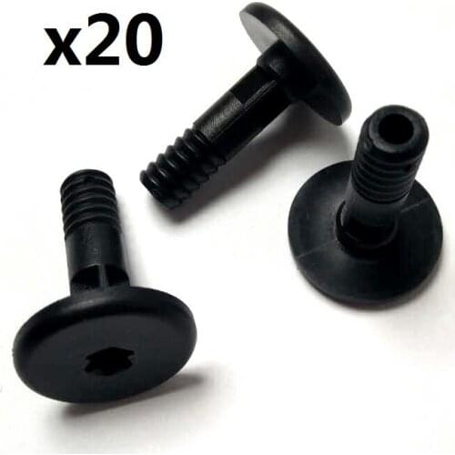 X20 Pieces Rocker Panel Moulding Clip for BMW 51717066229 / 51717066226