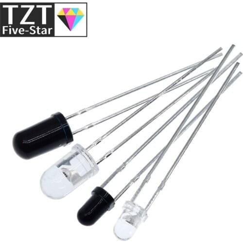 10pairs 3mm 5mm 940nm LEDs Infrared Emitter and IR Receiver Diode Diodes 301A for arduino