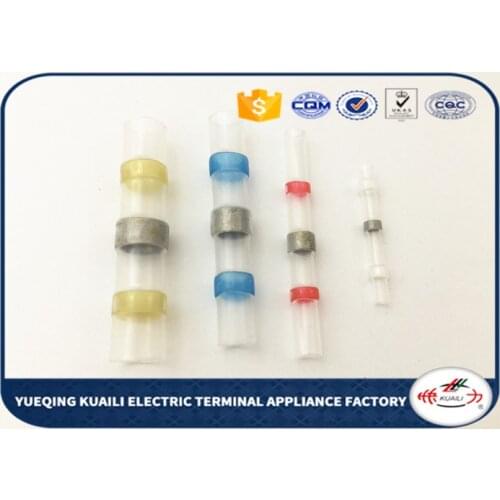 100pcs Heat Shrink Solder Sleeve Seal Wire Splice, Marine Boat Car ,AWG 16-14, Blue