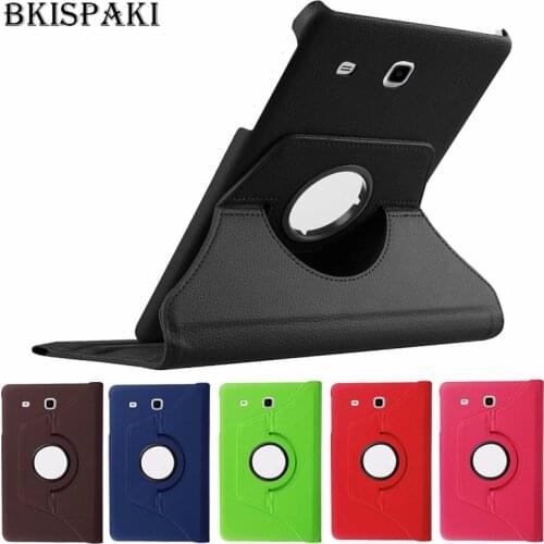 360 Rotating Magnetic Smart Case Cover for Samsung Galaxy Tab E 9.6 SM-T560 T561 PU Leather Stand Smart T560 Tablet Cases Funda