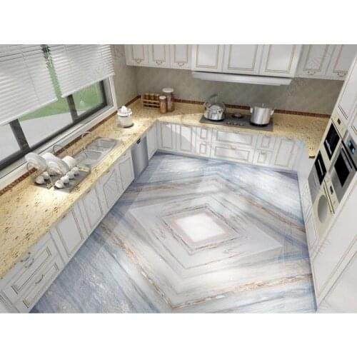 The New 3d flooring marble 3d wallpaper living room bedroom 3d floor painting self adhesive photo wallpaper