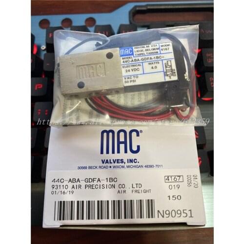 44C-ABA-GDFA-1BC MAC Solenoid Valve 100% New Original