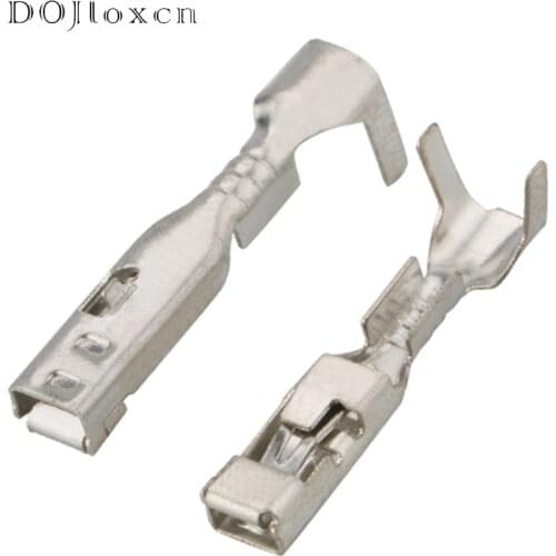 20 Pcs 2.8 MM Series Automotive Delphi Cable Connector Metal Pins Splice Wire Terminal Crimp Terminals 15304720 DJ622-F2.8A