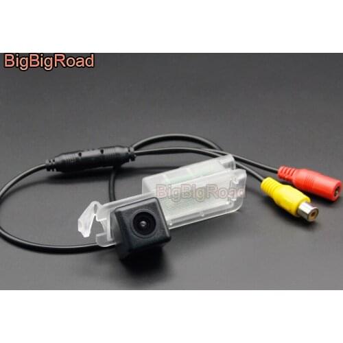 BigBigRoad Wireless Vehicle Rear View Backup Parking CCD Camera HD Color Image For Jeep Compass 2017 2018 2019 Waterproof