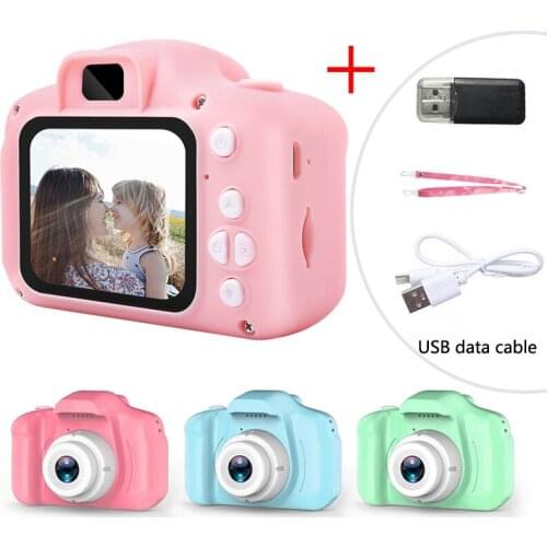 Children Kids Camera Educational Toys for Baby Gift Mini Digital Camera 1080P Projection Video Camera with 2 Inch Display Scree