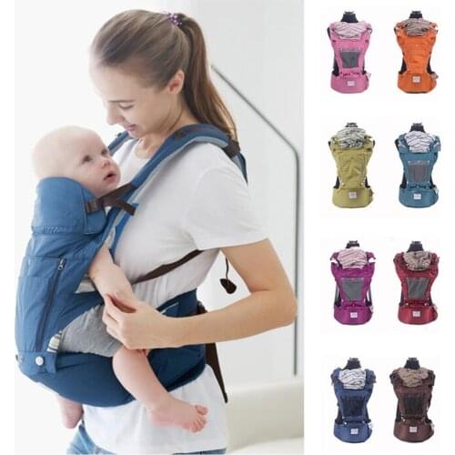 Breathable Ergonomic Baby Carrier Backpack Portable Infant Baby Carrier Kangaroo Hipseat Heaps Baby Sling Carrier Wrap