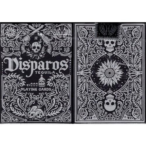 Ellusionist Disparos Black Playing Cards Bicycle Tequila Deck USPCC Agave Poker Magic Cards Magic Tricks Props for Magician