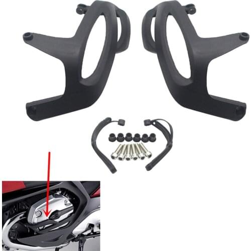 Cylinder Head Motor Protector Guard For R1200GS R1200R R1200RT Black