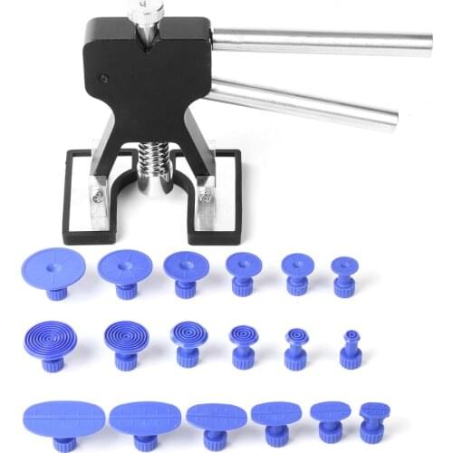 Car Paintless Dent Repair Tools Glue Puller Lifter Damage Removal Tool W/18 Tab