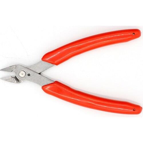 KM-037 Diagonal Pliers Mini Wire Cutter Small Soft Cutting Electronic Pliers Wires Insulating Rubber Handle Model Hand Tools
