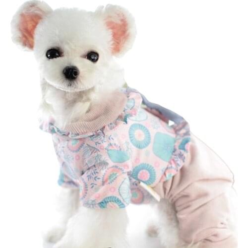 Cute Pet Clothing for Dog Jumpsuit Outfits Chihuahua Yorkies Costumes Small Dog Clothes Coat Garment Bichon Poodle Schnauzer