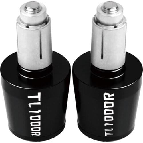Motorcycle Accessories 7/8'' 22MM Handlebar Grips Handle Bar Cap End Plugs For Suzuki TL1000R TL 1000R 1998 1999 2000 2001 2002