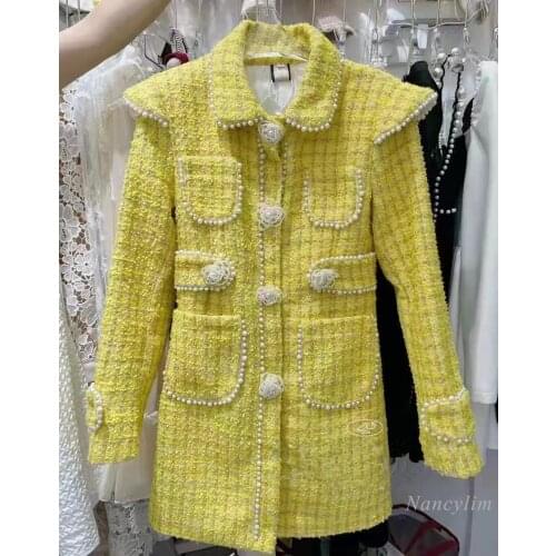 Женские твидовые пальто NANCYLIM China At AliExpress