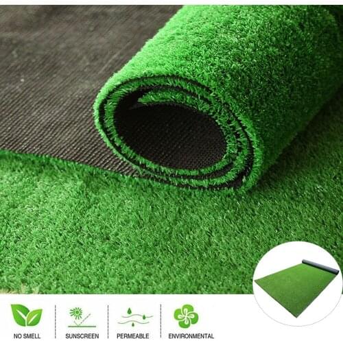 Outdoor Artificial Turf Carpet Mat School Courtyard Balcony Floor Decoration Lawn Carpet Mat Landscape Mat Realistic Garden Lawn