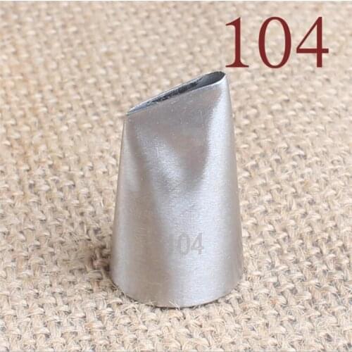 Rose Petal 304 Stainless Steel Pastry Nozzles DIY Cake Decorating Piping Nozzles Fondant Cupcake Icing Tools