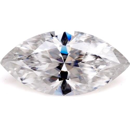 Loose Moissanite Stones Marquise Real Colorless Diamond VVS1 Clarity Brilliant Gemstone for Making Vintege Ring Jewelry Pend
