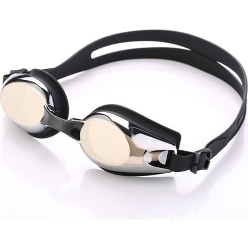 Swimming Goggles Adjustable Silicone Swim Glasses Professional Swim Equipment Waterproof Anti Fog Mirrored Swim Eyewear