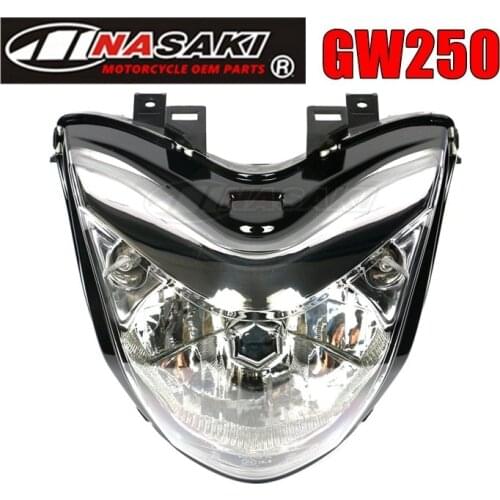 Free shipping Haojue For Suzuki GW250 front headlight assembly lights Motorcycle Accessories