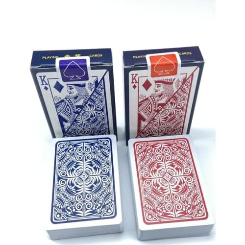 2pcs/Lot Plastic Playing Cards Waterproof Poker Cards Baralho Texas Hold'em Narrow Brand PVC Pokers Board Games 2.28*3.46 Inch