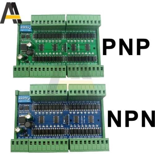 DC 12V 24V 32ch Modbus RTU RS485 Rtu Controller DC PLC Switch Quantity Acquisition Board Isolated Digital Input Board