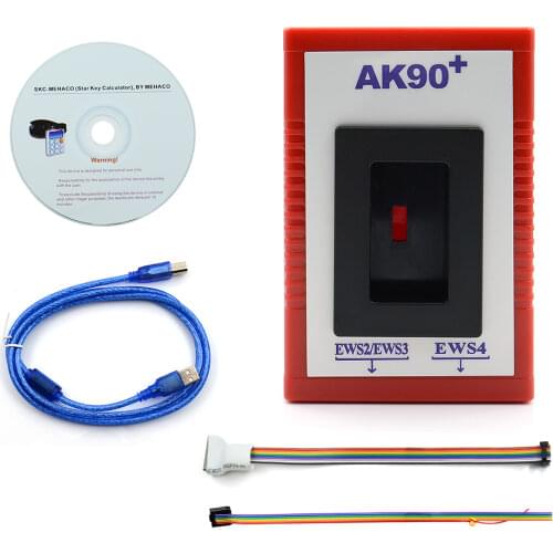 Newest Version V3.19 AK90 Plus Key Programmer AK90+ For B-MW CAS/EWS Key Code Reader Chip Auto Key Programming Tool