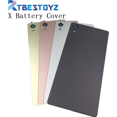 RTBESTOYZ For Sony Xperia X F5121 F5122 Back Battery Cover Back Door Case With NFC Replacement Parts For Sony X Battery Cover