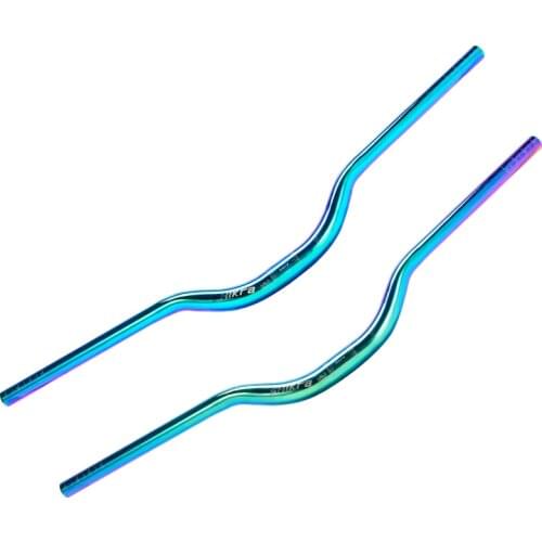 Mountain Bike Handlebar Aluminum Alloy Rainbow Bike Extra Long Handlebar 31.8 mm 780 mm Vertical Handle Suitable For XC DH AM