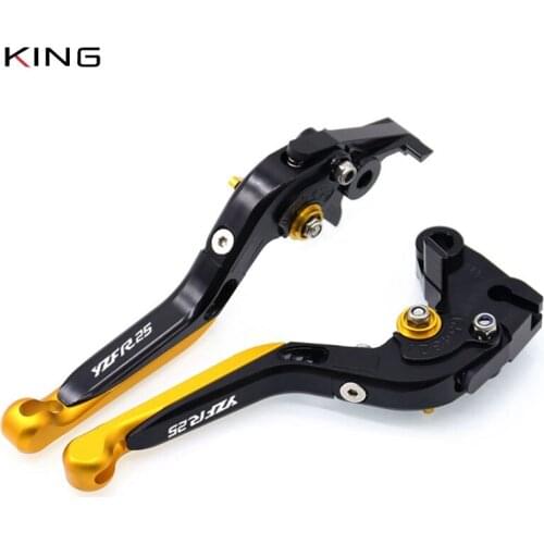 Fit YZF-R25 Clutch Levers For YAMAHA YZF R25 YZFR25 2014-2021 Motorcycle Accessories Folding Extendable Brake Levers